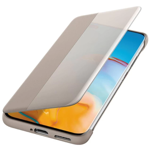 Чохол-книжка Huawei Smart View Flip Cover для Huawei P40 Pro Khaki (51993783)