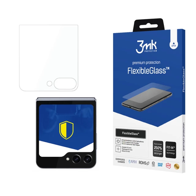 Захисне скло 3mk FlexibleGlass для Samsung Galaxy Flip 5 (Front) Transparent (3mk FlexibleGlass(2628)-0)