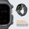 Чехол-ремешок Spigen Rugged Armor Pro для Apple Watch 49 mm Dark Grey (ACS07390)