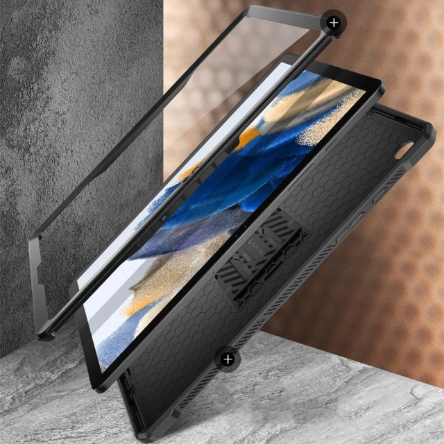 Чехол и защитное стекло Supcase Unicorn Beetle Pro для Samsung Galaxy Tab A9 Plus 11.0 (X210 | X215 | X216) Black (843439138513)