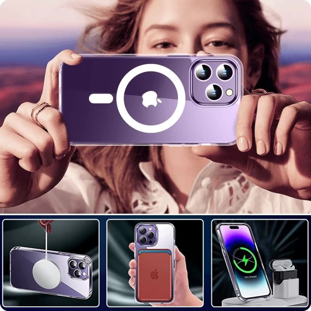 Чехол Tech-Protect FlexAir Hybrid для Samsung Galaxy S24 Ultra Clear with MagSafe (5906203690503)