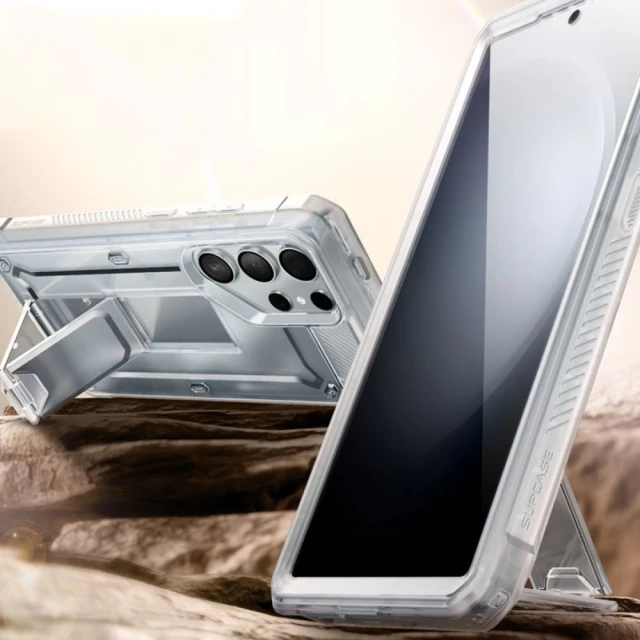 Чохол і захисне скло Supcase Unicorn Beetle Pro 2-Set для Samsung Galaxy S24 Ultra (S928) Clear (843439138940)