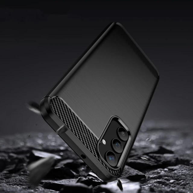Чохол Tech-Protect TPUCarbon для Samsung Galaxy A05s Black (5906203691036)