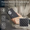 Чехол Pitaka MagEZ Case 4 Twill 600D для iPhone 15 Pro Max Black Grey with MagSafe (KI1501PMA)