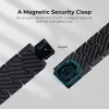 Ремінець Pitaka Carbon Fiber Watch Band Retro для Apple Watch 49 | 45 | 44 | 42 mm Black Grey (AWB2311)