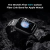 Ремешок Pitaka Carbon Fiber Watch Band Retro для Apple Watch 49 | 45 | 44 | 42 mm Black Grey (AWB2311)