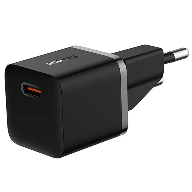 Сетевое зарядное устройство Baseus GaN5 FC 20W USB-C Black (CCGN050101)