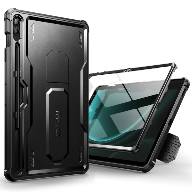 Чехол Tech-Protect Kevlar Pro для Samsung Galaxy Tab S9 FE Plus 12.4 (X610 | X616B) Black (5906203691296)
