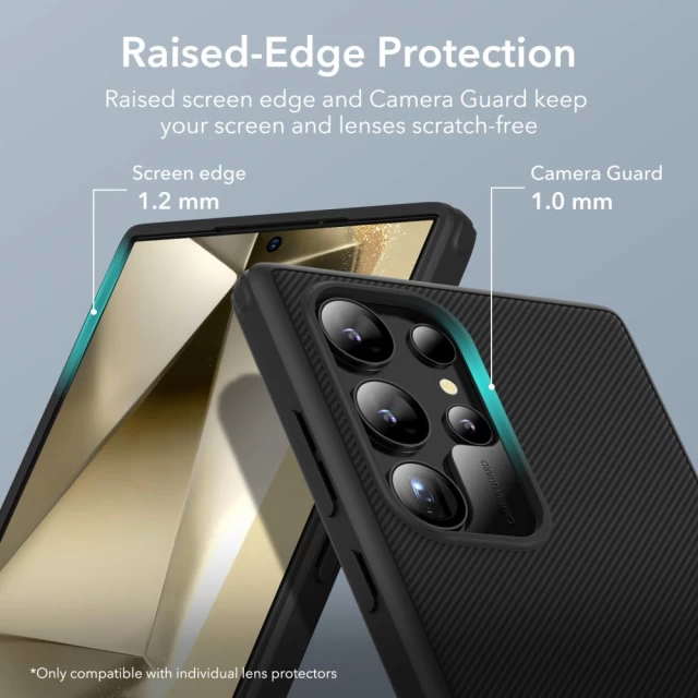 Чохол ESR Air Shield Boost для Samsung Galaxy S24 Ultra Black (4894240189931)