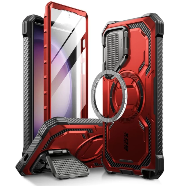 Чохол і захисне скло Supcase IBLSN ArmorBox для Samsung Galaxy S24 Ultra (S928) Ruddy with MagSafe (843439138865)