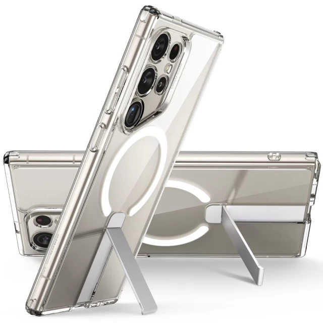 Чехол ESR Flickstand Boost Halolock для Samsung Galaxy S24 Ultra Clear with MagSafe (4894240189887)