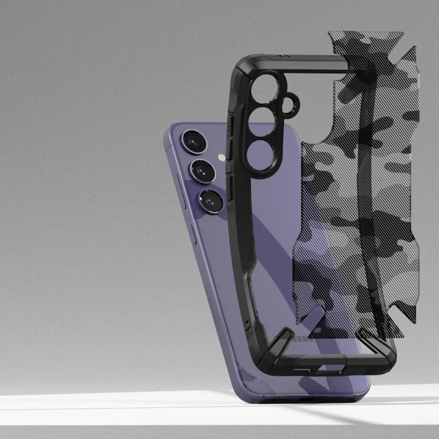 Чохол Ringke Fusion X для Samsung Galaxy S24 Plus Camo Black (8809961783340)