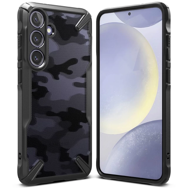 Чохол Ringke Fusion X для Samsung Galaxy S24 Camo Black (8809961782800)