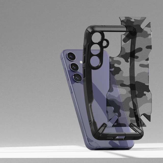 Чохол Ringke Fusion X для Samsung Galaxy S24 Camo Black (8809961782800)