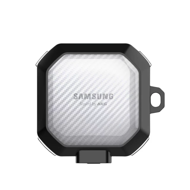 Чехол для наушников Tech-Protect X-Carbo для Samsung Galaxy Buds FE | 2 Pro | 2 | Live | Pro Black (5906203691210)