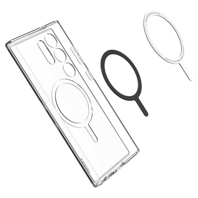 Чехол Spigen Ultra Hybrid Onetap для Samsung Galaxy S24 Ultra White with MagSafe (ACS07297)