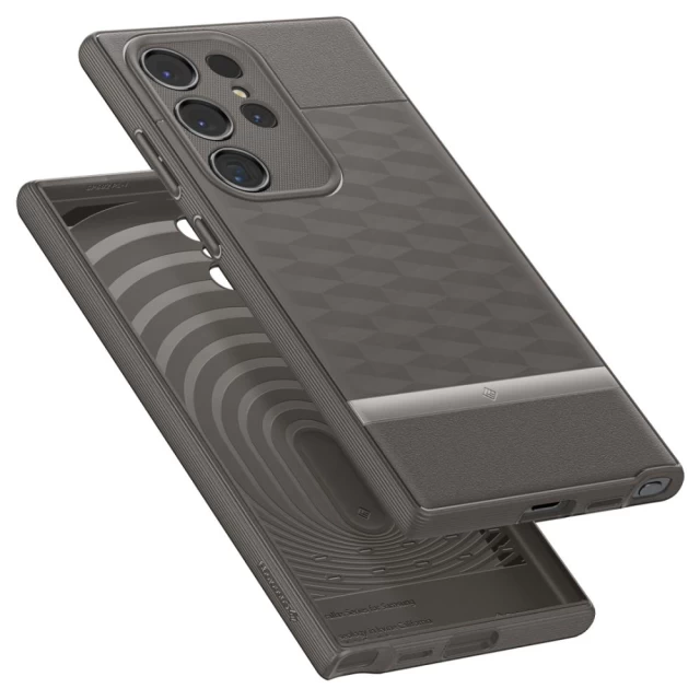 Чехол Spigen Caseology Parallax для Samsung Galaxy S24 Ultra Ash Grey (ACS07452)