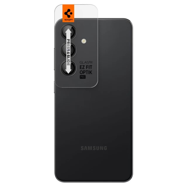 Защитное стекло Spigen для камеры Samsung Galaxy S24 Plus Optik.TR 