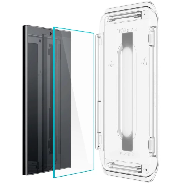 Защитное стекло Spigen с монтажным комплектом Glas.TR EZ Fit (2 Pack) для Samsung Galaxy S24 Ultra Clear (AGL07495)