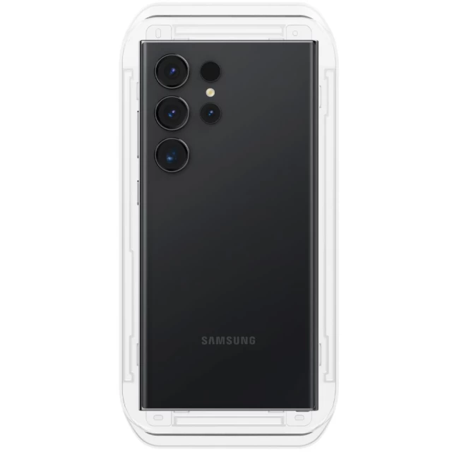 Защитное стекло Spigen с монтажным комплектом Glas.TR EZ Fit (2 Pack) для Samsung Galaxy S24 Ultra Clear (AGL07495)