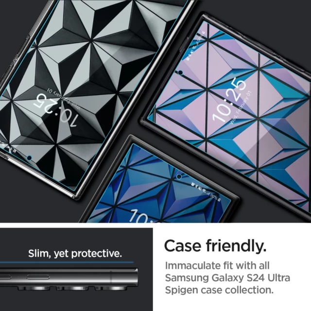 Защитная пленка Spigen Neo Flex (2 Pack) для Samsung Galaxy S24 Ultra Clear (AFL07494)