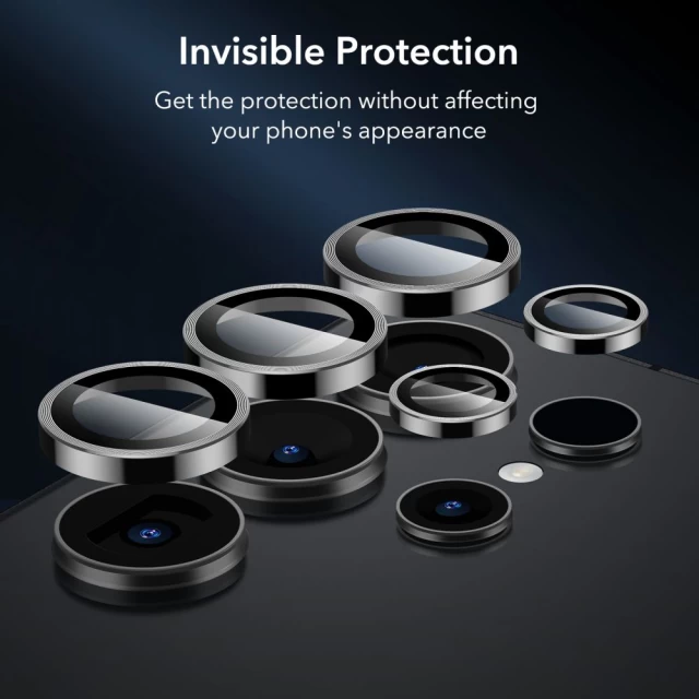 Захисне скло ESR для камери Samsung Galaxy S24 Ultra Camera Protector Black (4894240189429)
