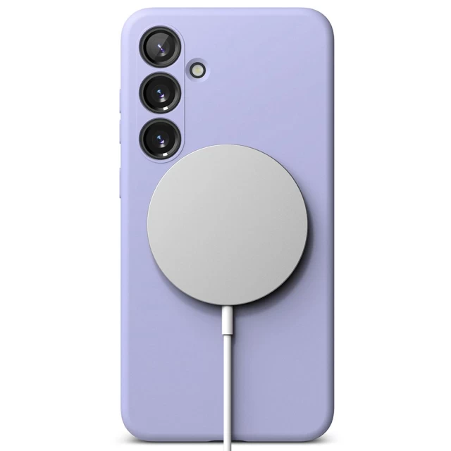 Чохол Ringke Silicone для Samsung Galaxy S24 Lavender with MagSafe (8809961782954)