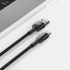 Кабель Tech-Protect UltraBoost Evo USB-C to USB-A 100W 5A 0.5m Black (5906203690701)
