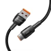 Кабель Tech-Protect UltraBoost Evo USB-C to USB-A 100W 5A 1m Black (5906203690718)