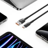 Кабель Tech-Protect UltraBoost Evo USB-C to USB-A 100W 5A 0.25m Black (5906203690695)