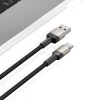 Кабель Tech-Protect UltraBoost Evo USB-C to USB-A 100W 5A 1m Titanium (5906203690749)