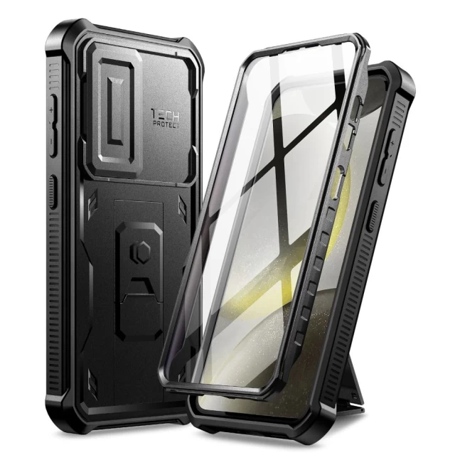 Чехол Tech-Protect Kevlar Cam+ для Samsung Galaxy S24 Plus (S926) Black (5906203690817)