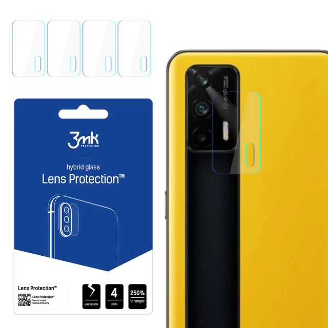 Захисне скло для камери 3mk Lens Protection для Realme GT 5G Transparent (4 Pack) (3mk Lens Protect(304))