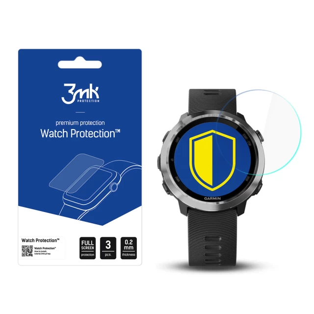 Защитное стекло 3mk FlexibleGlass Lite для Garmin Forerunner 645 Transparent (3 Pack) (3mk Watch FG(46))