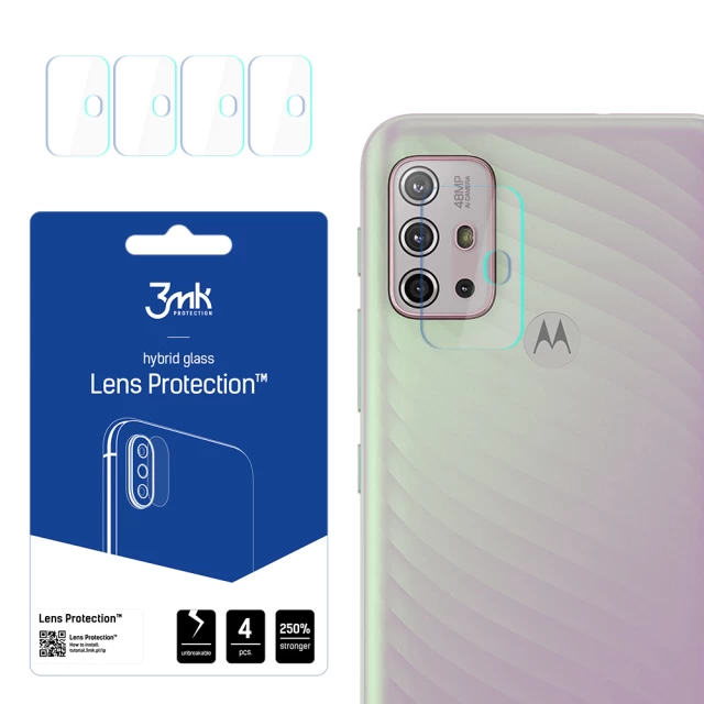 Захисне скло для камери 3mk Lens Protection для Motorola Moto G10 Power Transparent (4 Pack) (5903108374200)