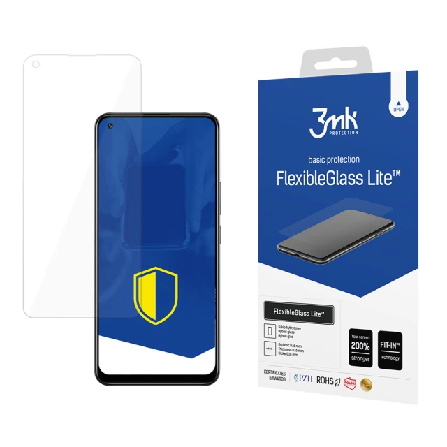 Защитное стекло 3mk FlexibleGlass Lite для Realme 8 4G Transparent (3mk FG Lite(589))