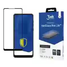Захисне скло 3mk HardGlass Max Lite для Samsung Galaxy A21 Black (5903108250498)