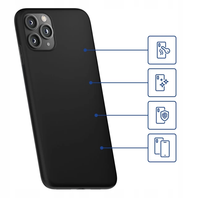 Чехол 3mk Matt Case для Xiaomi Mi 11i Black (5903108433457)