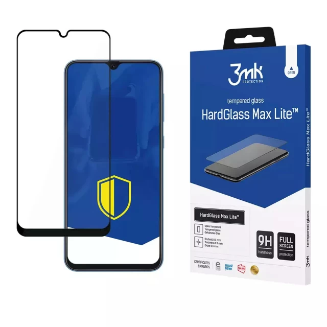 Защитное стекло 3mk HardGlass Max Lite для Samsung Galaxy A30 (A305) Black (5903108086783)