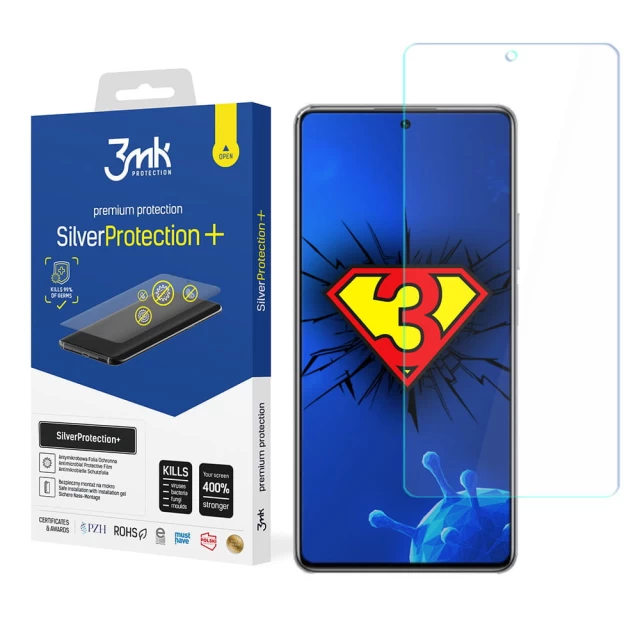 Захисна плівка 3mk Silver Protection Plus для Xiaomi Mi 11T Pro Transparent (3mk Silver Protect+(720))