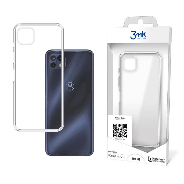 Чехол 3mk Armor Case для Motorola Moto G50 5G Saipan Transparent (3mk ArmorCase(272))