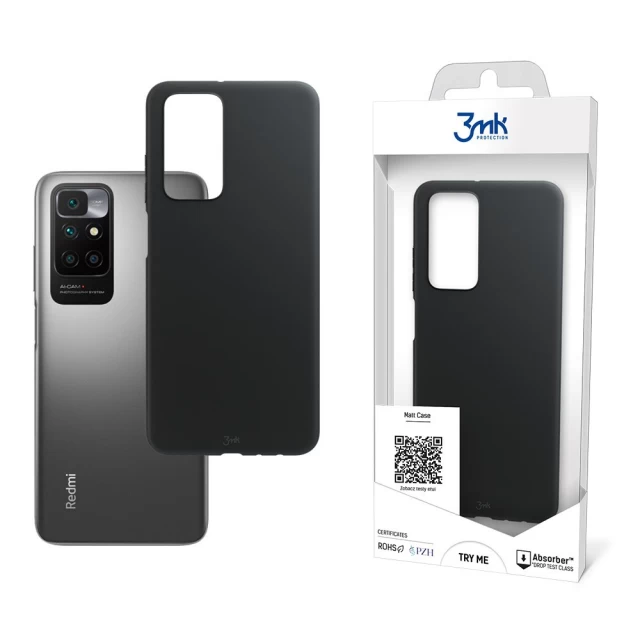 Чехол 3mk Matt Case для Xiaomi Redmi 10 Black (5903108442879)