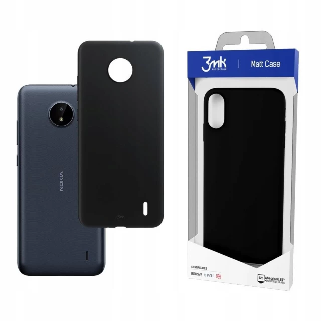 Чохол 3mk Matt Case для Nokia C20 Black (5903108404686)