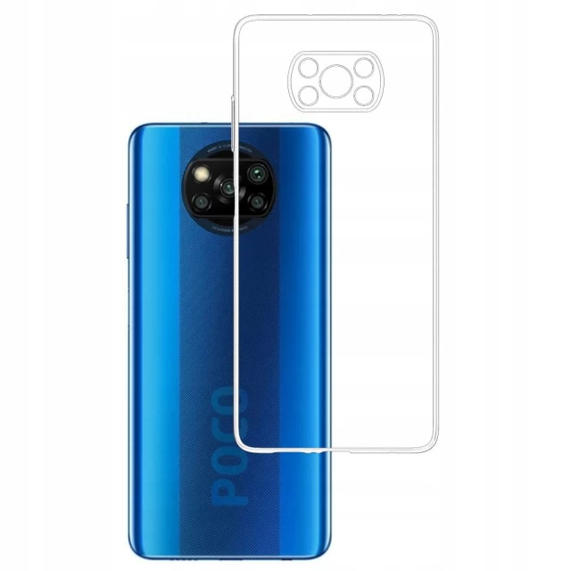 Чехол 3mk Clear Case для Xiaomi Poco X3 NFC Transparent (3mk ClearCase(235))