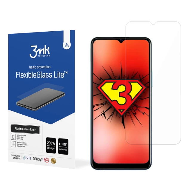 Захисне скло 3mk FlexibleGlass Lite для Vivo Y20s Transparent (3mk FG Lite(331))