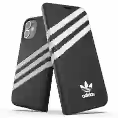 Чехол-книжка Adidas OR Booklet Case PU для iPhone 12 mini Black White (8718846083720)