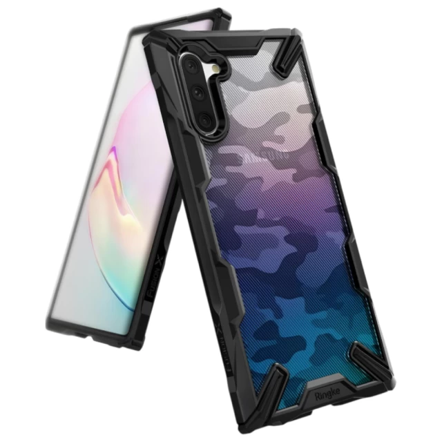 Чохол Ringke Fusion X для Samsung Galaxy Note 10 (N970) Camo Black (XDSG0019)