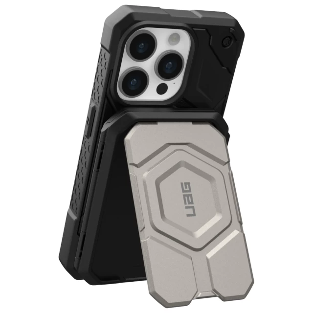 Кошелек UAG Magnetic Wallet with Stand Black Titanium (964442114040)