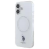 Чехол U.S. Polo Assn. IML Ring для iPhone 16 White with MagSafe (USHMP16SHOCLDPW)