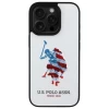 Чохол U.S. Polo Assn. Leather Big DH American Flag для iPhone 15 Pro Max White (USHCP15XPUSH)